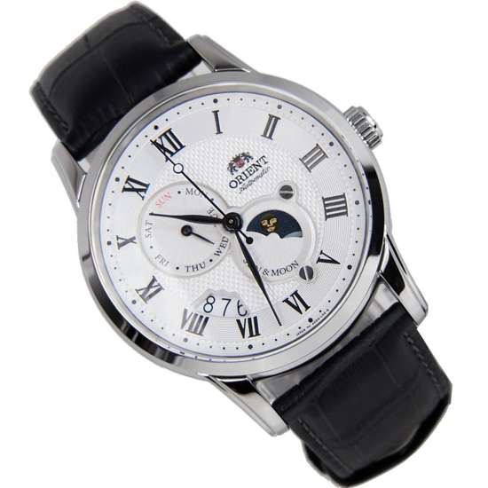 Orient Sun Moon SAK00002S0 SAK00002S AK00002S Leather Watch