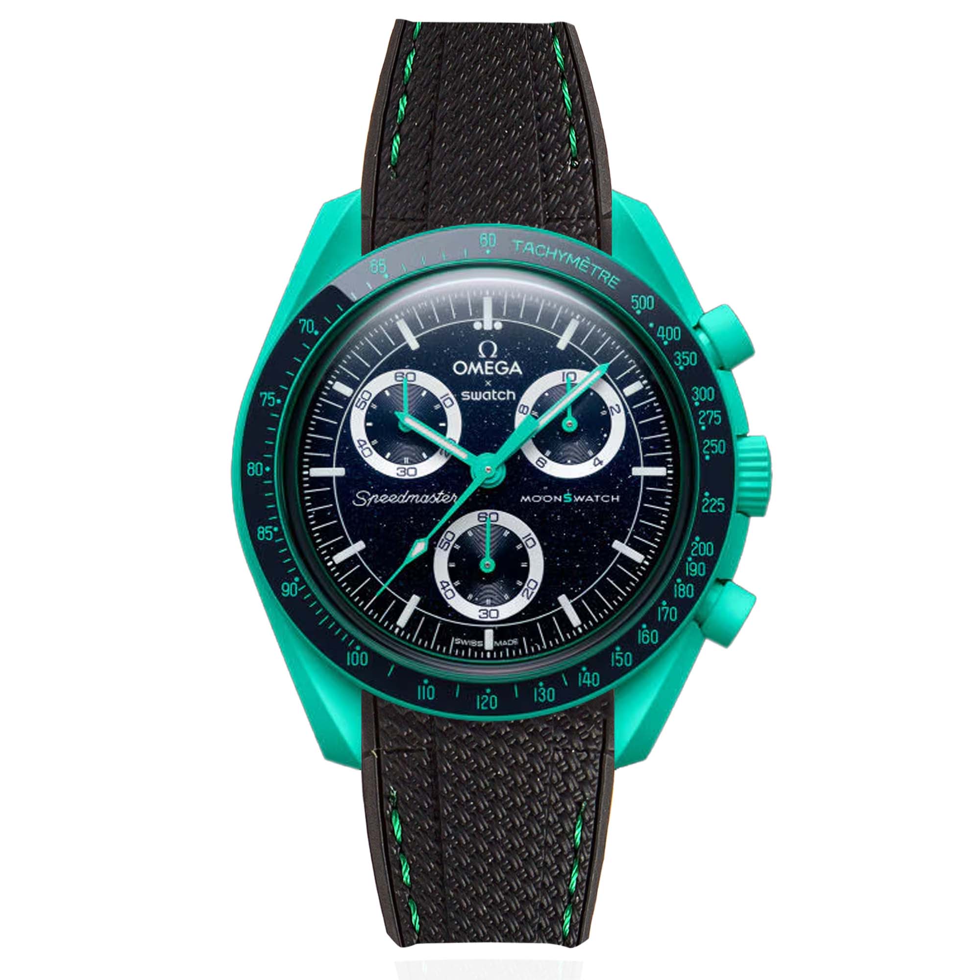 #color_black with green stitch