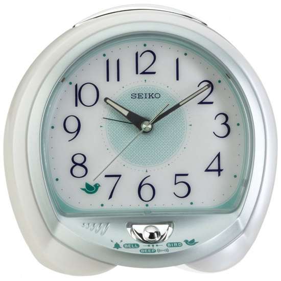 Seiko QHK042M QHK042MN Bird Alarm Clock (Singapore Only)