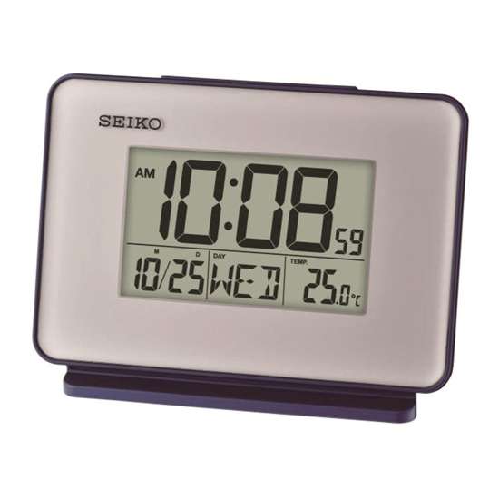 SEIKO LCD Alarm Clock QHL068L ( Singapore Only )