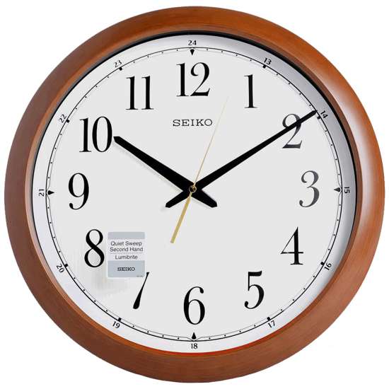 Seiko QXA698B Lumibrite Wall Clock (Singapore Only)