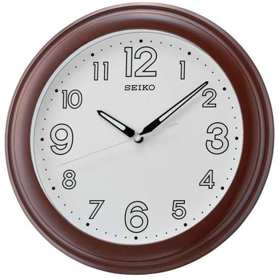 Seiko QXA721B QXA721BT Analog Brown Wall Clock (Singapore Only)