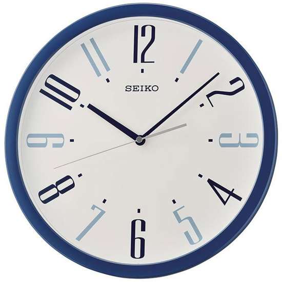 Seiko Blue Analog Wall Clock QXA729L QXA729LT