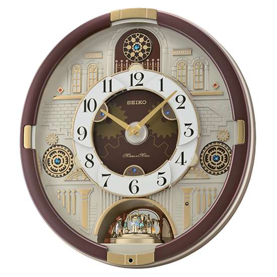 Seiko QXM377B QXM377BT Melodies in Motion Wall Clock (Singapore Only)