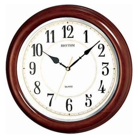 Rhythm Wooden Wall Clock CMG911NR06 (Singapore Only)