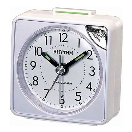 Rhythm Alarm Clock CRE211NR03 (Singapore Only)