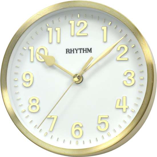 Rhythm Metal Desk Wall Clock CMG532NR18 (Singapore Only)