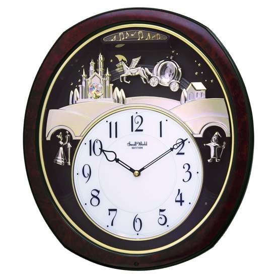 Rhythm Magic Motion Princess Fantasy Clock 4MH862WU23 (Singapore Only)