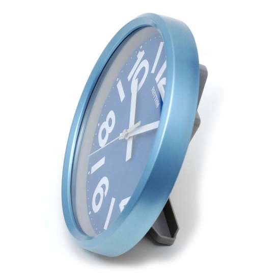 Rhythm Blue Silent Silky Move CMG890GR04 Round Wall Clock