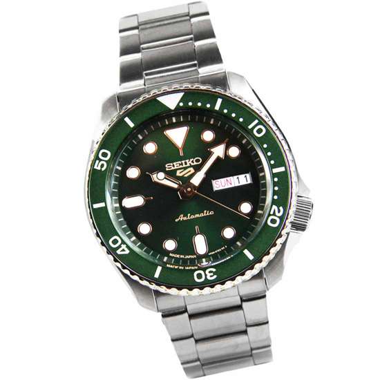 Seiko 5 Automatic SBSA013 Made in Japan Green Dial Sports Watch