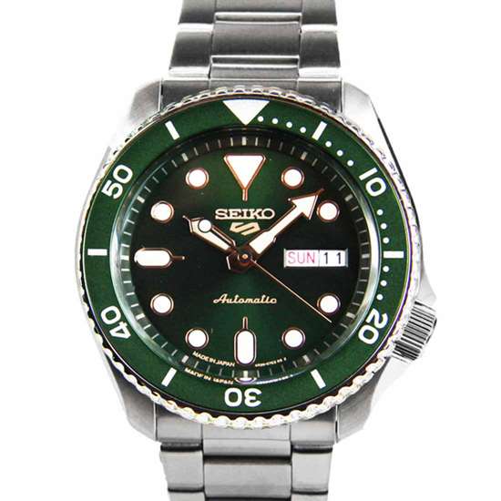 Seiko 5 Automatic SBSA013 Made in Japan Green Dial Sports Watch
