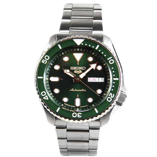Seiko 5 Automatic SBSA013 Made in Japan Green Dial Sports Watch