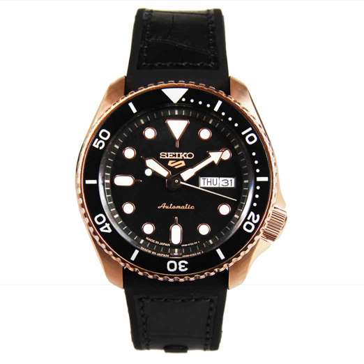Seiko 5 Automatic SBSA028 Japan Made Leather Rubber Watch