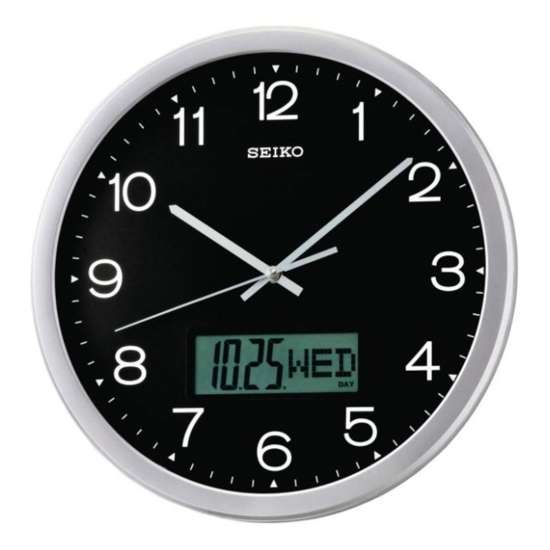 Seiko Analog Digital Wall Clock QXL007A (Singapore Only)
