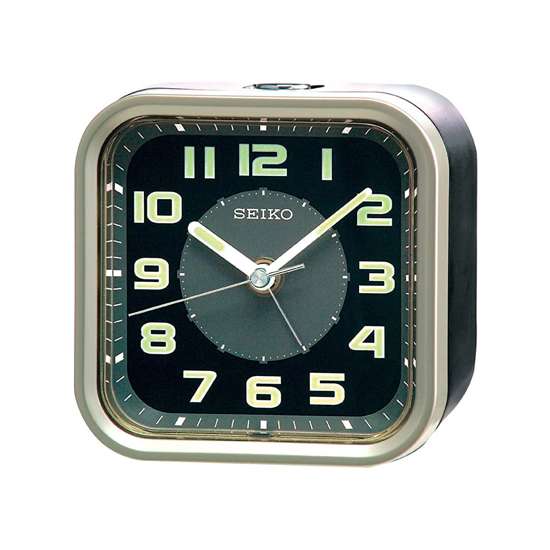 Seiko Alarm QHE128TN QHE128T Quiet Sweep Desk Clock (Singapore Only)