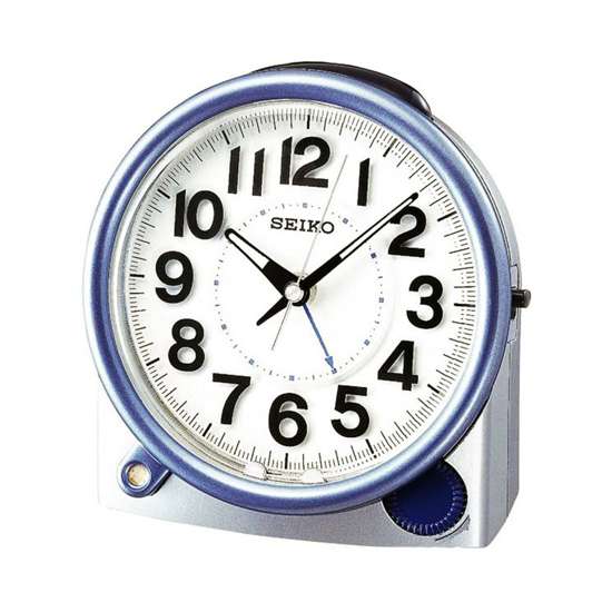 Seiko QHE143S QHE143SN Alarm Snooze Square Table Clock