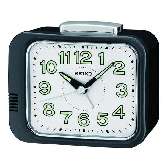 Seiko QHK028K QHK028KN Quiet Sweep Bell Alarm Clock