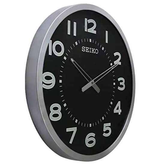 Seiko Black Dial Wall Clock QXA564S QXA564SN