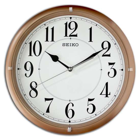 Seiko QXA637P QXA637PN Rose Gold Wall Clock