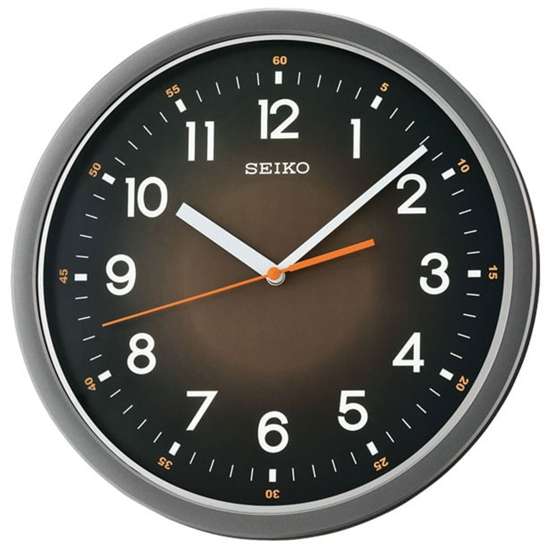 Seiko Black Quiet Sweep Wall Clock QXA727K QXA727KN (Singapore Only)