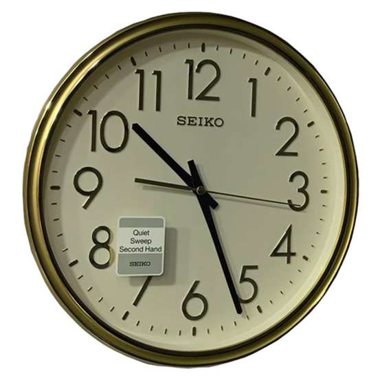Seiko Gold Decor Wall Clock QXA744G QXA744GN (Singapore Only)