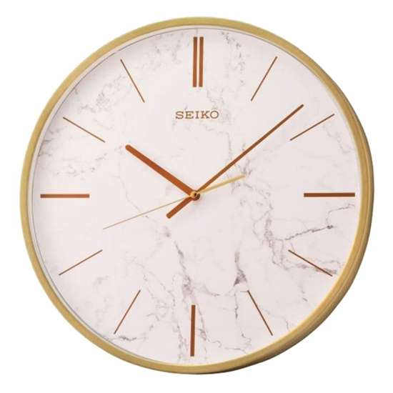 Seiko Gold Aluminium Wall Clock QXA760G QXA760GN QXA760-G