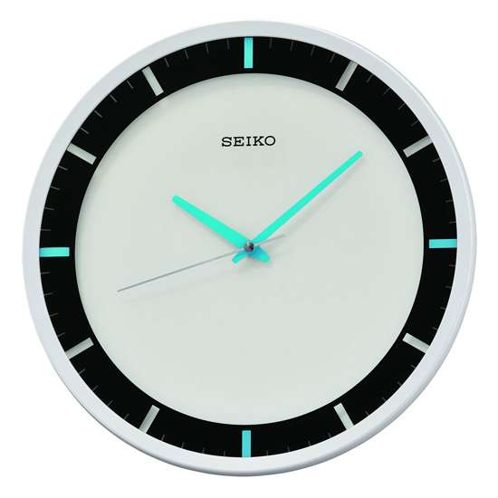 Seiko QXA769W QXA769WN Matte White Wall Clock