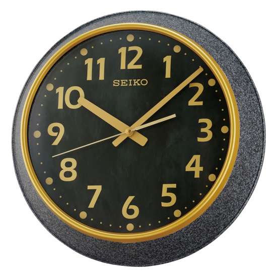 Seiko Decorator QXA770-K QXA770KN QXA770K Stone Pattern Wall Clock