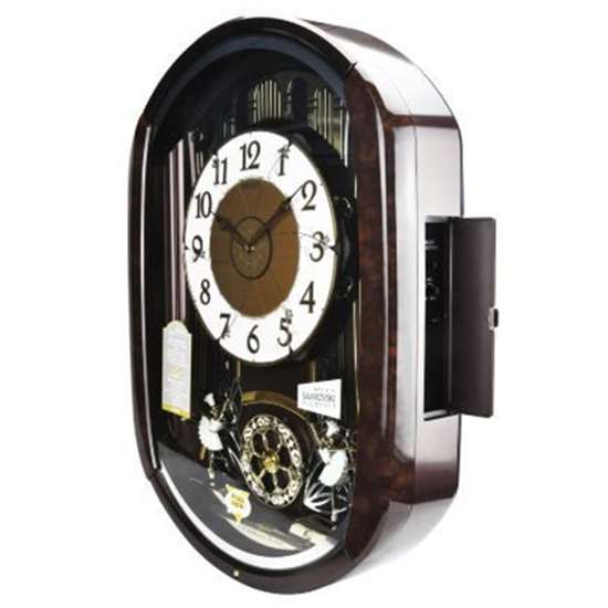 Seiko QXM297B QXM297BT Swarovski Marionette Wall Clock