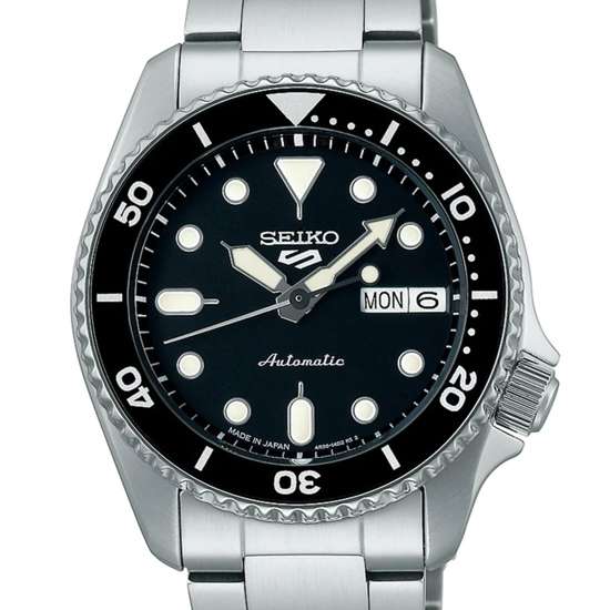 Seiko JDM SBSA225 SKX Sports Style Automatic Black Dial Watch
