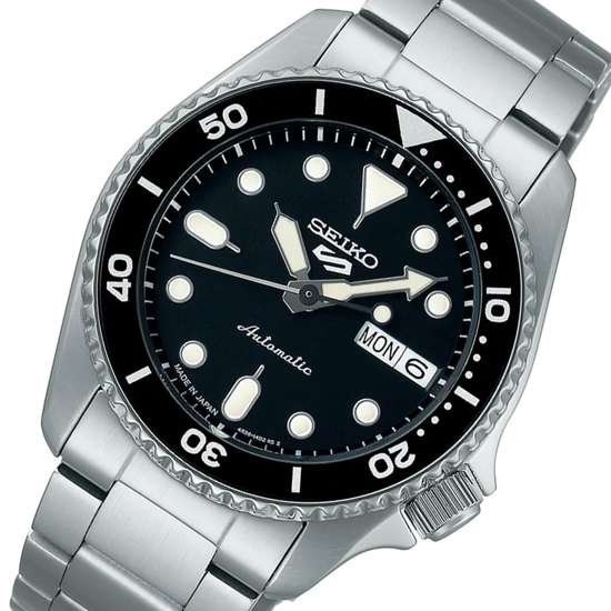 Seiko JDM SBSA225 SKX Sports Style Automatic Black Dial Watch