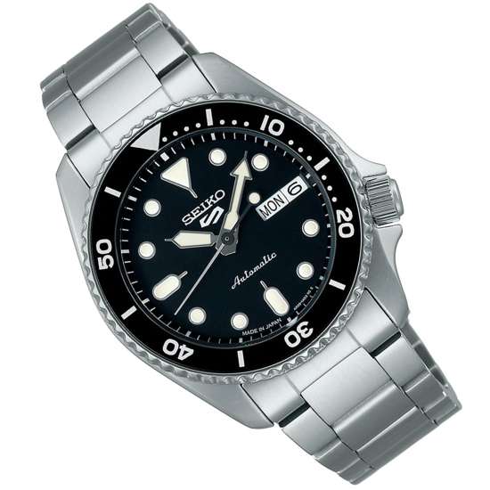 Seiko JDM SBSA225 SKX Sports Style Automatic Black Dial Watch