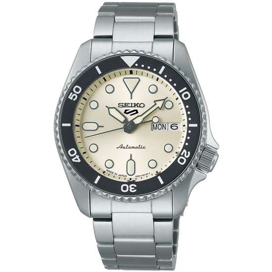 Seiko 5 Sports SRPK31 SKX Style Off White Dial Automatic Watch