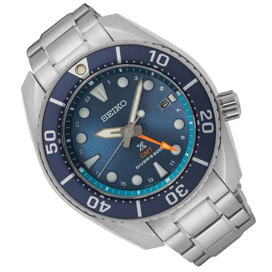 Seiko Sumo GMT Prospex SFK001J1 SFK001 SFK001J Blue Dial Mens Diving Watch
