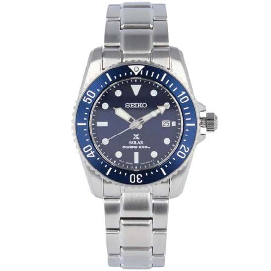 Seiko Prospex Solar Blue Dial SNE585P1 SNE585 SNE585P Divers Watch