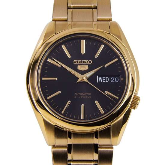 Seiko 5 Automatic Gold Watch SNKL50K1 SNKL50 SNKL50K
