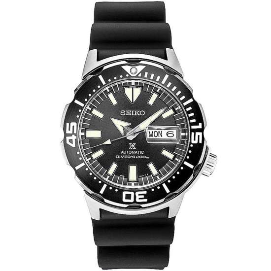 SEIKO Prospex SRPD27 Orologio Subacqueo Uomo, 42.4 Mm, Acciaio Inossidabile Nero, Movimento Automatico