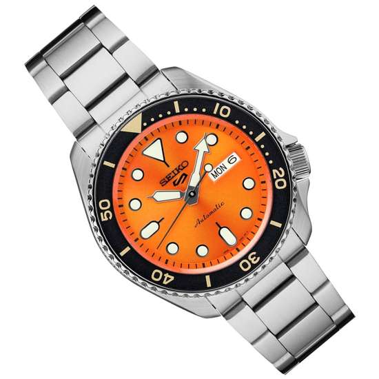 Seiko Orange Dial Sports Watch SRPD59 SRPD59K SRPD59K1