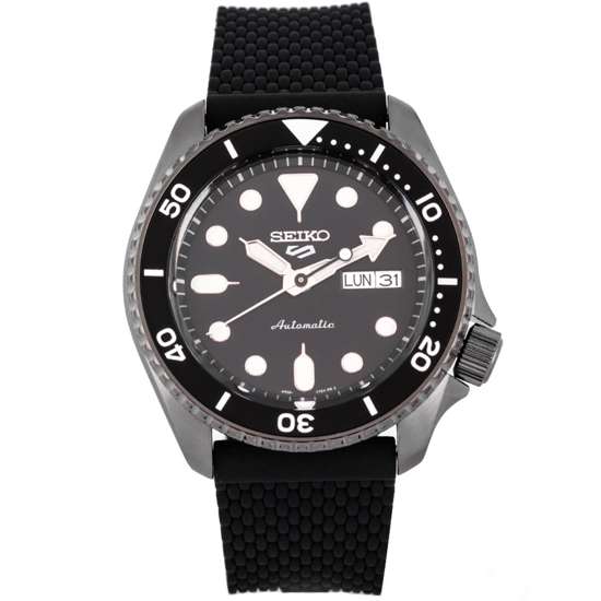 Seiko SRPD65K2 SRPD65 SRPD65K Silicone Sports Watch