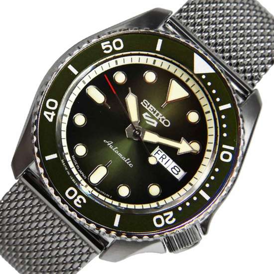 Seiko 5 Mesh Stainless Steel Watch SRPD75 SRPD75K SRPD75K1