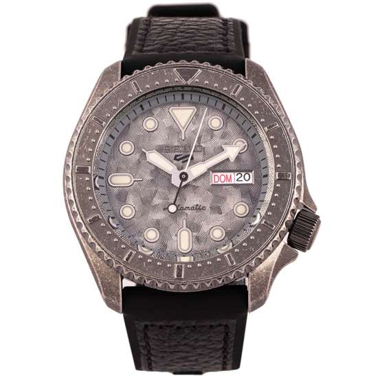 Seiko 5 Sports Vintage Style Leather Watch SRPE79K1 SRPE79 SRPE79K