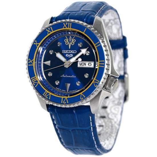 Seiko 5 Sports Chun-Li Street Fighter Blue Watch SBSA077