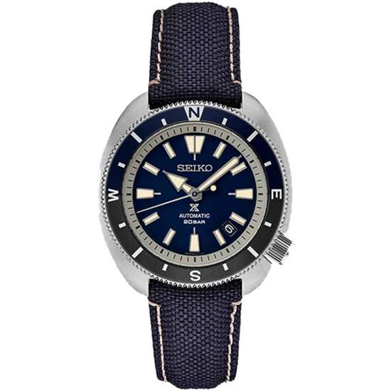 Seiko Prospex SRPG15 Land Tortoise Blue Nylon Watch