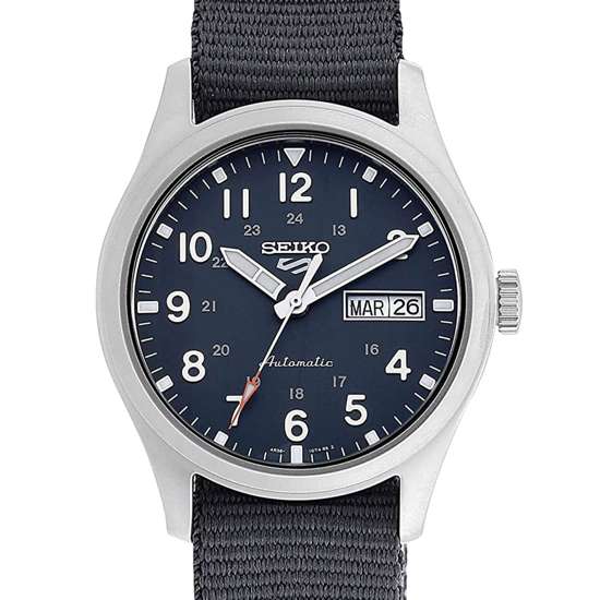 Seiko 5 Field Sports Style Grey SRPG31K1 SRPG31 SRPG31K Nylon Mechanical Watch
