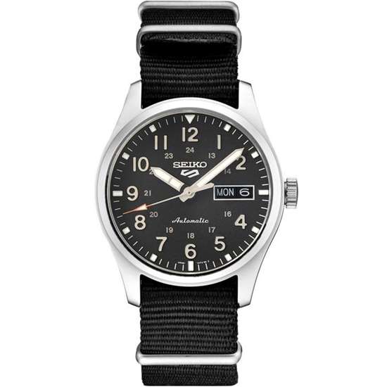 Seiko 5 Sports Field Black Nylon SRPG37 SRPG37K SRPG37K1 Watch