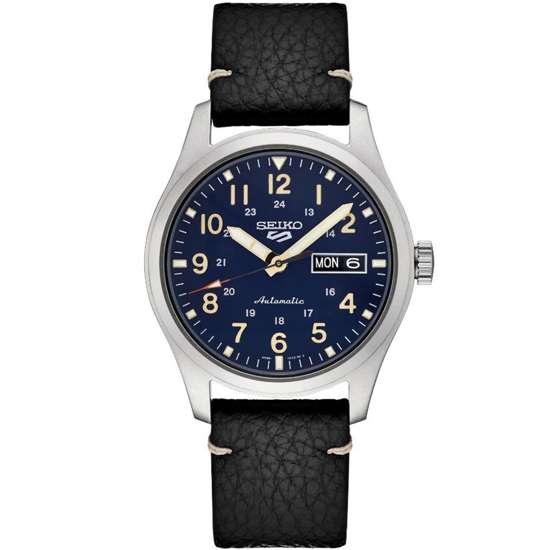 Seiko 5 Sports SRPG39K1 SRPG39 SRPG39K Field Specialist Style Leather Watch
