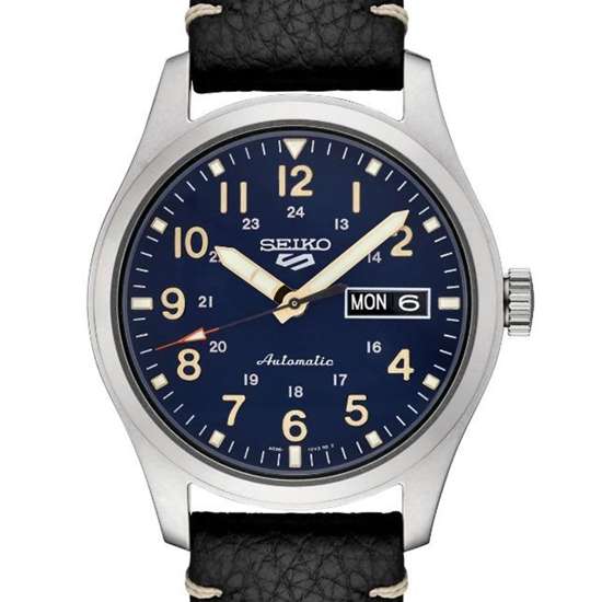 Seiko 5 Sports SRPG39K1 SRPG39 SRPG39K Field Specialist Style Leather Watch