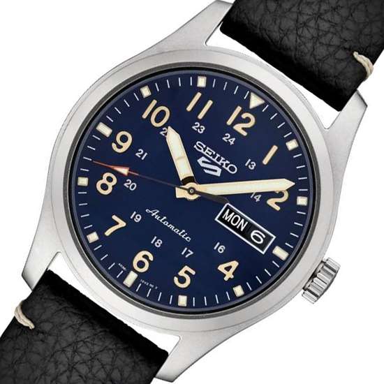 Seiko 5 Sports SRPG39K1 SRPG39 SRPG39K Field Specialist Style Leather Watch