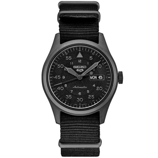 Seiko 5 Sports Stealth Black SRPJ11K1 SRPJ11 SRPJ11K Field Street Style Watch