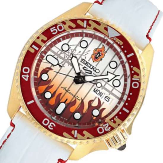 Seiko Demon Slayer Kyojuro Rengoku SRPJ28K1 SRPJ28 SRPJ28K Limited Edition Watch
